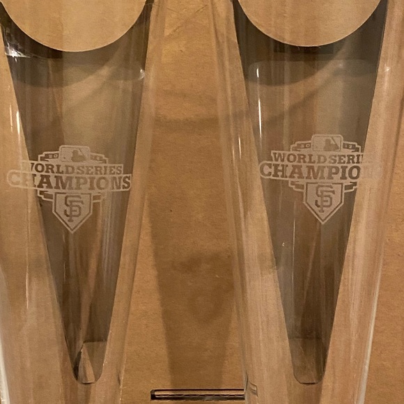 Waterford 2012 World Series SF Giants Pilsners S/4 - Picture 4 of 9